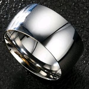 💍 Wide Steel Ring